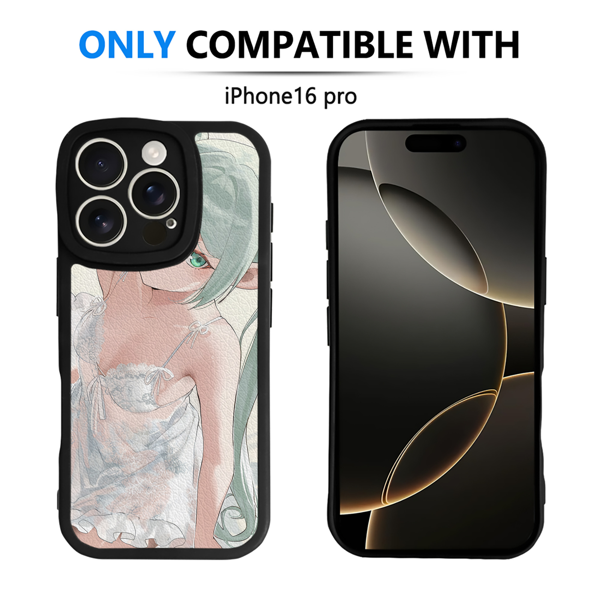 （画像用） 葬送のフリーレン Frieren 【iPhone 16シリーズ対応】シリコンスマホケース（レザー調） 材質：シリコン